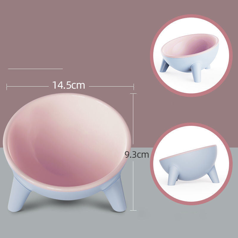 KFX-1955773 Pet Feeding Bowl with Stand for Cats and Dogs, Nordic Design, Food-Grade Material, Large Capacity, Tilted for Comfort