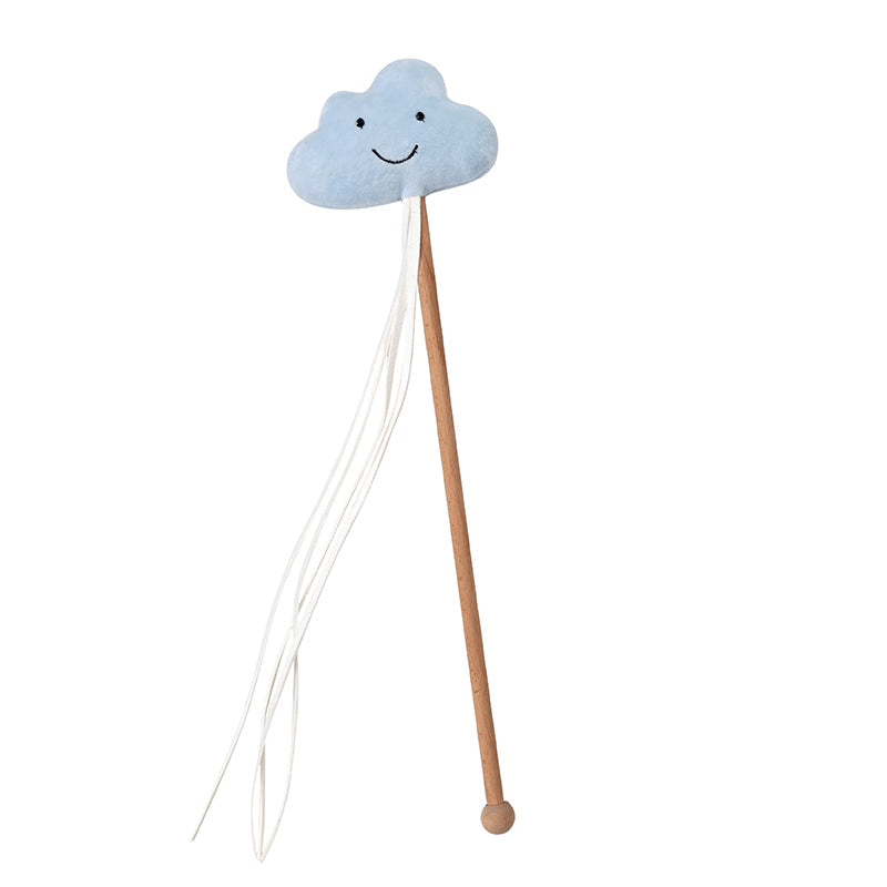 KFX-1956413 Interactive Cat Toy with Organic Catnip - Moon, Star, Cloud Design