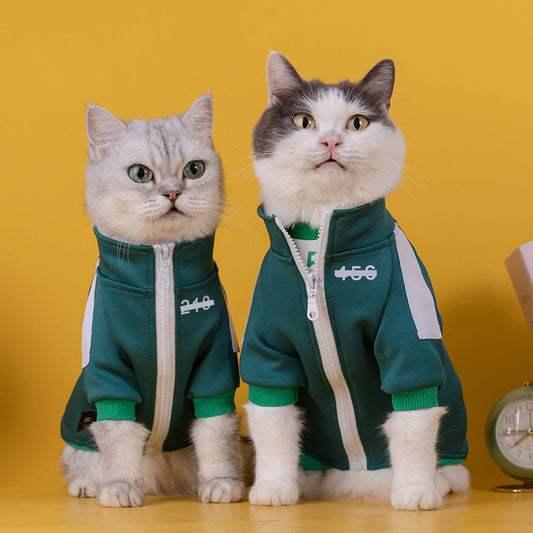 KFX-1960637 Casual Sweater Coat for Small and Medium Dogs and Cats