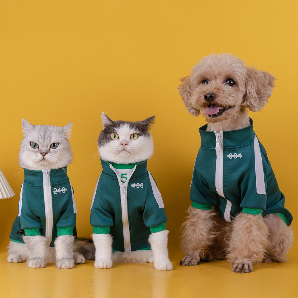 KFX-1960637 Casual Sweater Coat for Small and Medium Dogs and Cats