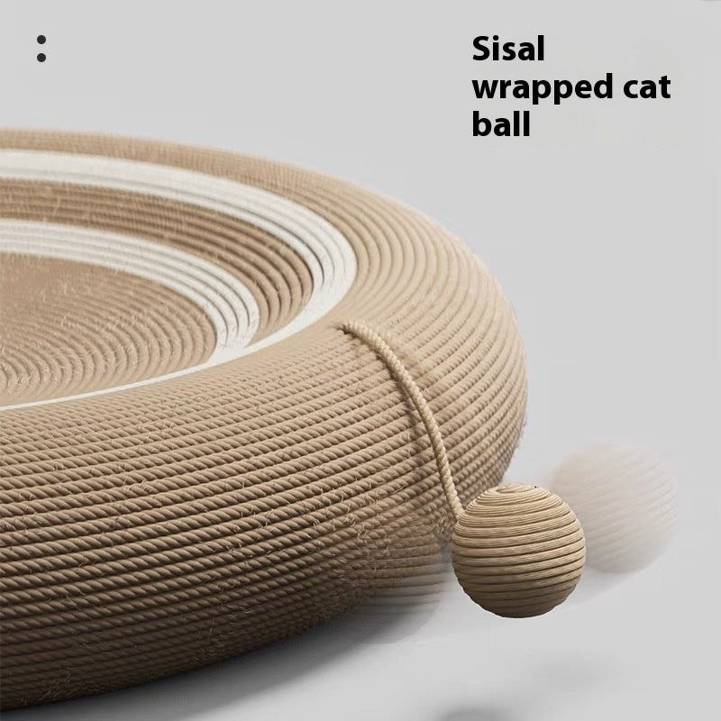 KFX-1961533 Oversized 50cm Sisal Cat Scratch Board for Grinding Claws and Grooming Fur