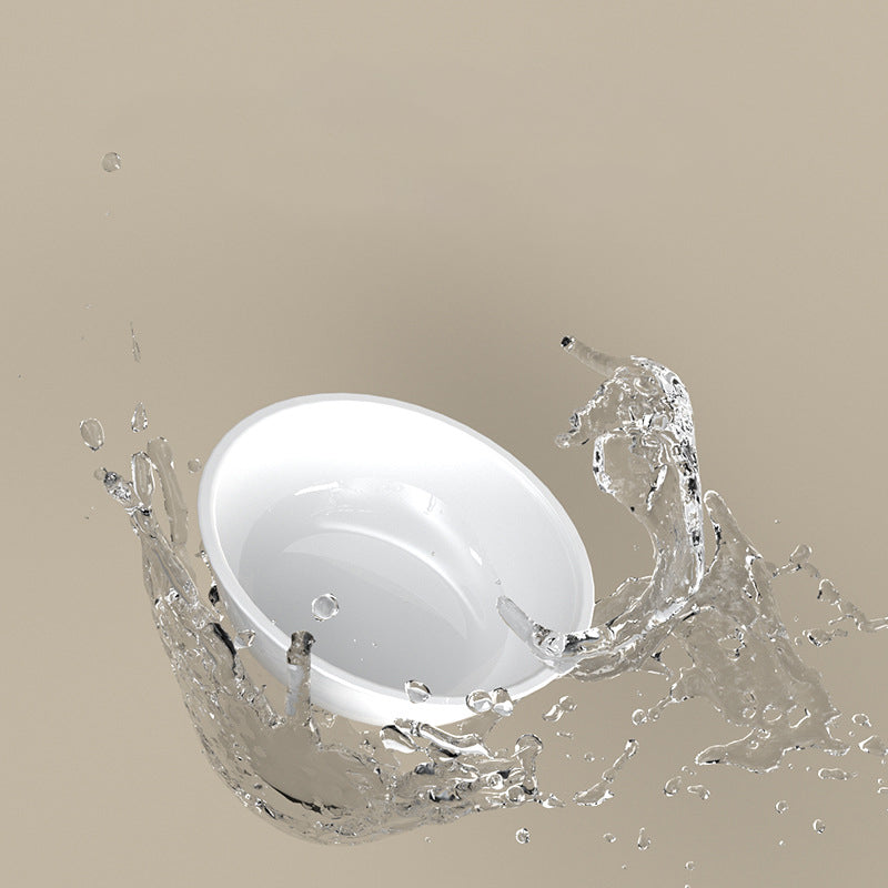 KFX-1962813 Tilted Stainless Steel Pet Bowl for Cats and Dogs - Durable and Fall-Resistant Design