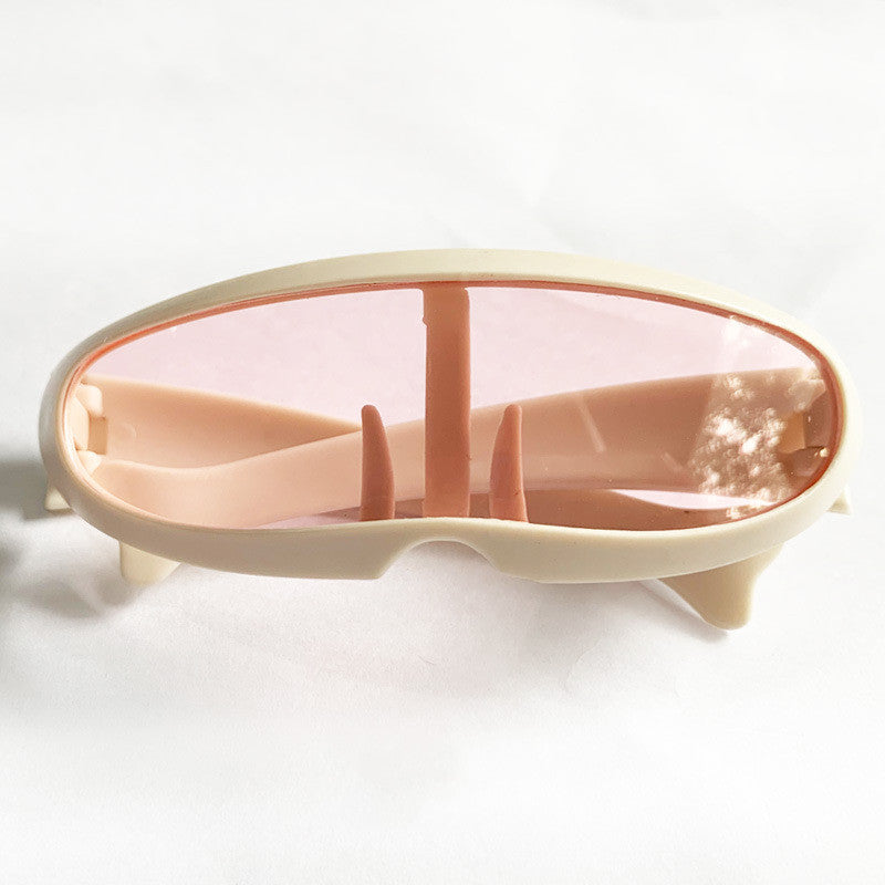 KFX-1962941 Pet UV Protection Goggles for Small Dogs and Cats - Lightweight and Durable Plastic Design