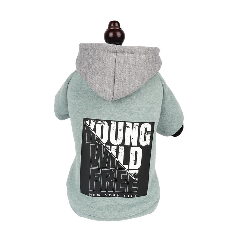 KFX-1966397 Casual Cotton Letter Print Hooded Sweatshirt for Everyday Wear