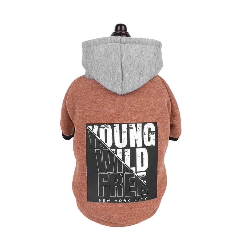 KFX-1966397 Casual Cotton Letter Print Hooded Sweatshirt for Everyday Wear