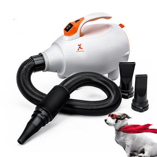 KFX-1968957 High-Power Water Blowing Machine for Large and Small Dogs - Black & White Models Available
