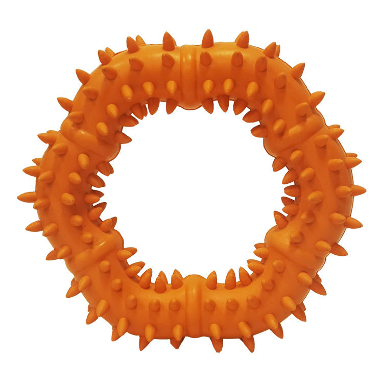 KFX-1971901 Durable Rubber Molar Ring for Small and Medium Dogs, Ideal for Teething and Biting