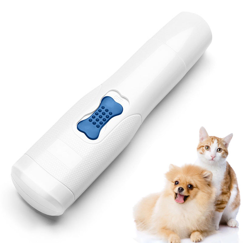 KFX-1972669 Electric Automatic Nail Polisher for Pets - ABS Material, White, Compact Design