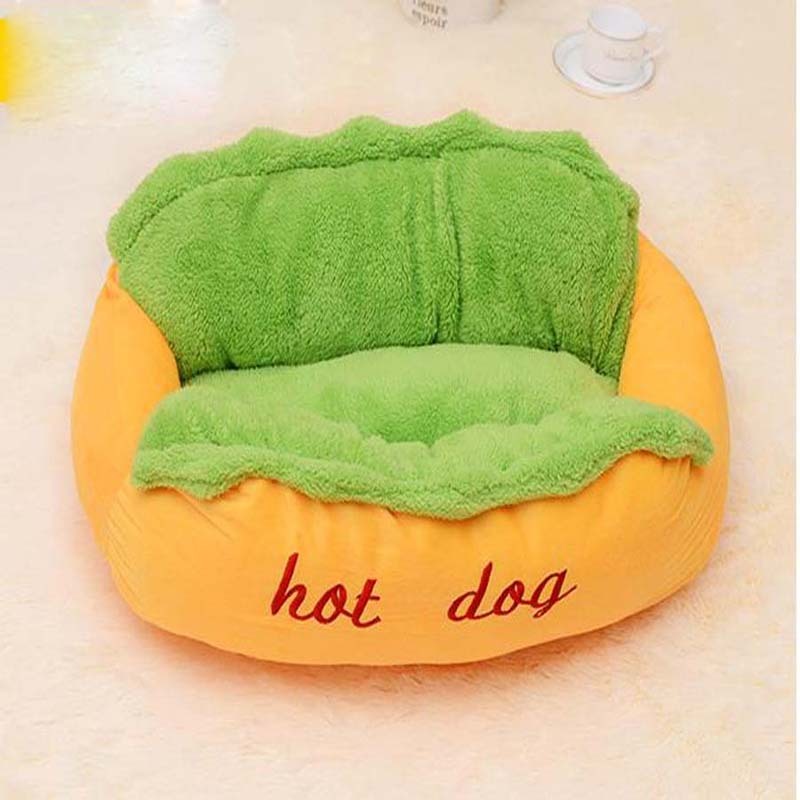 KFX-1974333 Warm Pet Sofa Bed for Dogs and Cats - Cozy Sleeping Bag with Removable Cushion for Small, Medium, and Large Breeds