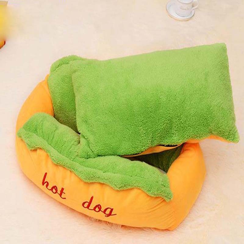 KFX-1974333 Warm Pet Sofa Bed for Dogs and Cats - Cozy Sleeping Bag with Removable Cushion for Small, Medium, and Large Breeds