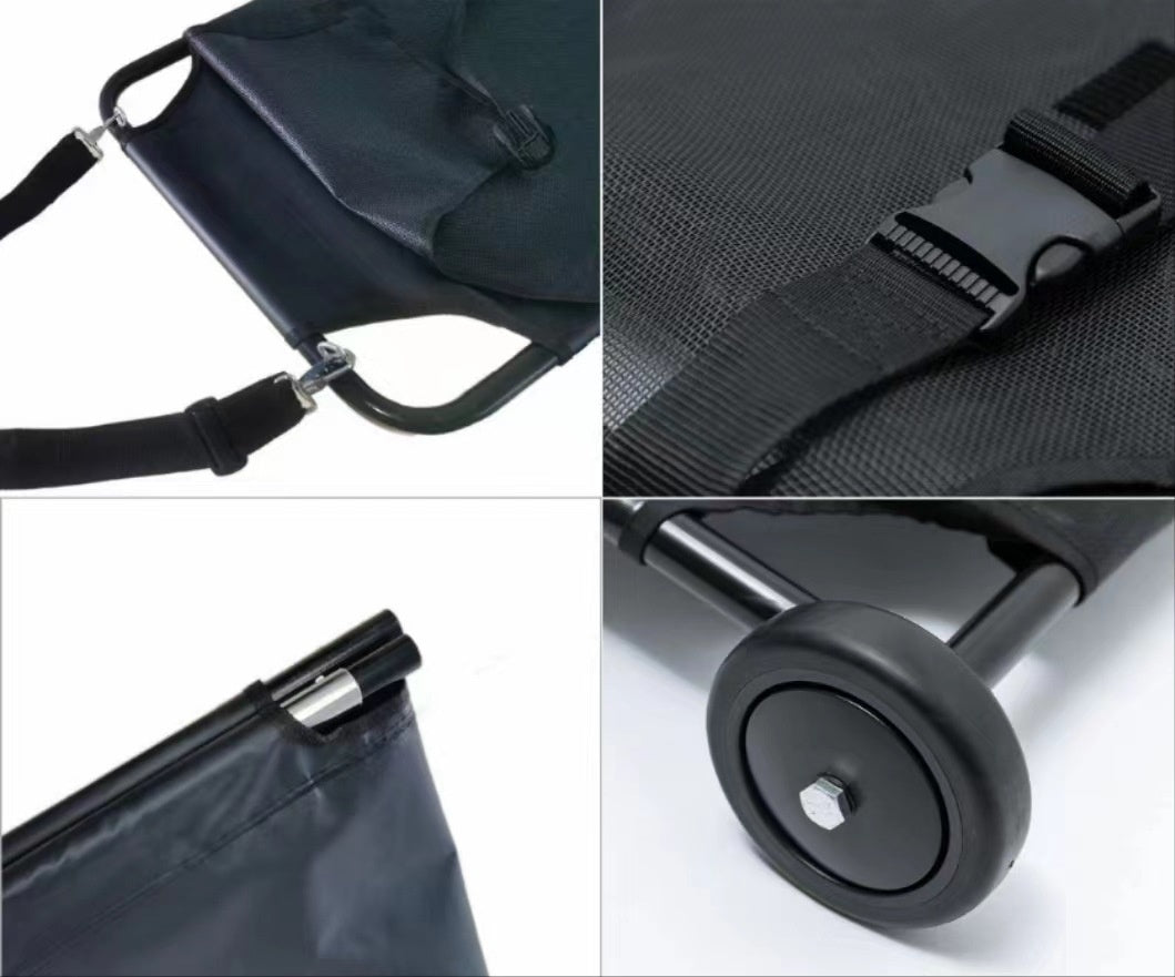 KFX-1978301 Emergency Pet Stretcher - Large Foldable Aluminum Alloy for Safe Transfers