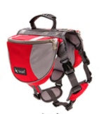 KFX-1979069 Pet Outdoor Oxford Cloth Backpack for Small to Large Dogs - Versatile Pannier in Red, Black, Orange, Blue