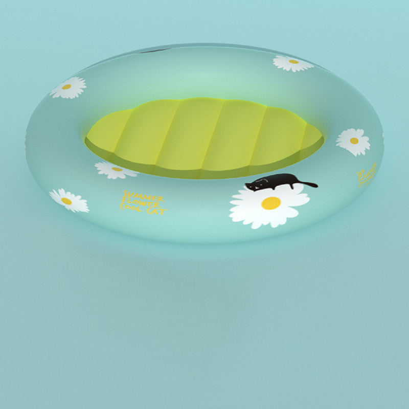 KFX-1982653 Breathable Ice Silk Pet Nest with Oxford Cloth - Available in Small and Large Sizes