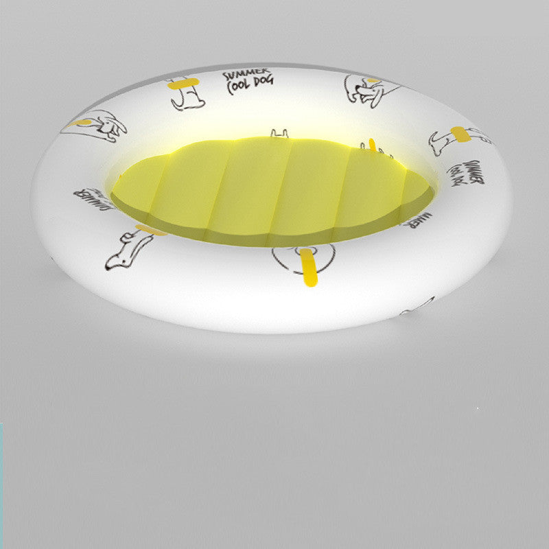 KFX-1982653 Breathable Ice Silk Pet Nest with Oxford Cloth - Available in Small and Large Sizes
