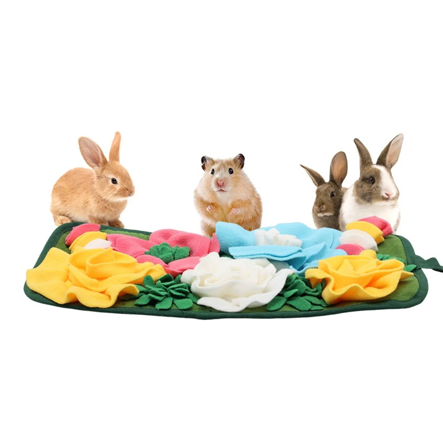 KFX-1985853 Foraging Mat for Rabbits and Guinea Pigs - Emotional Relief Garden Smelling Mat with Totoro Design