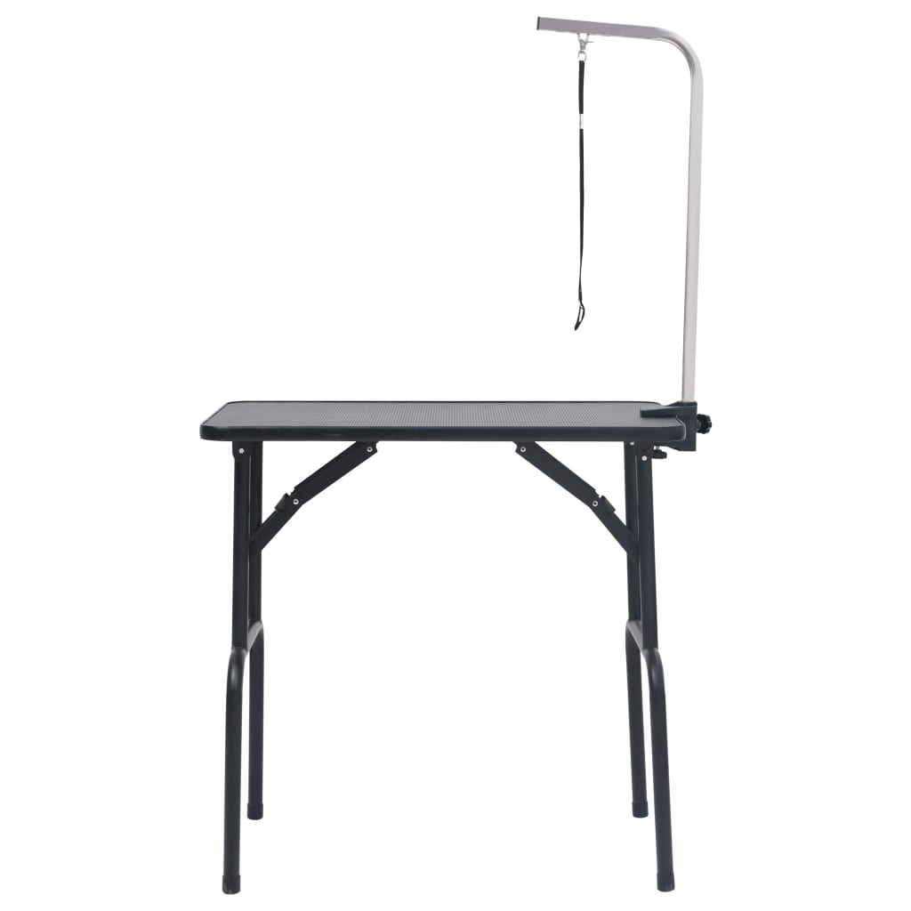 KFX-1986365 Adjustable Dog Grooming Table with Non-Slip Surface and Height-Adjustable Arm