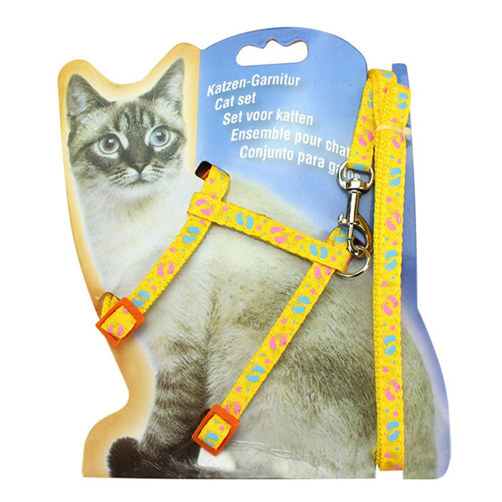 KFX-1993917 Adjustable Nylon Cat Vest Towing Rope with Chest Strap - Available in Various Colors