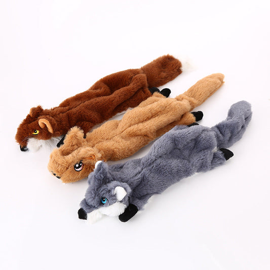 KFX-1994941 Durable Plush Dog Chew Toy for Teeth Cleaning and Biting Prevention