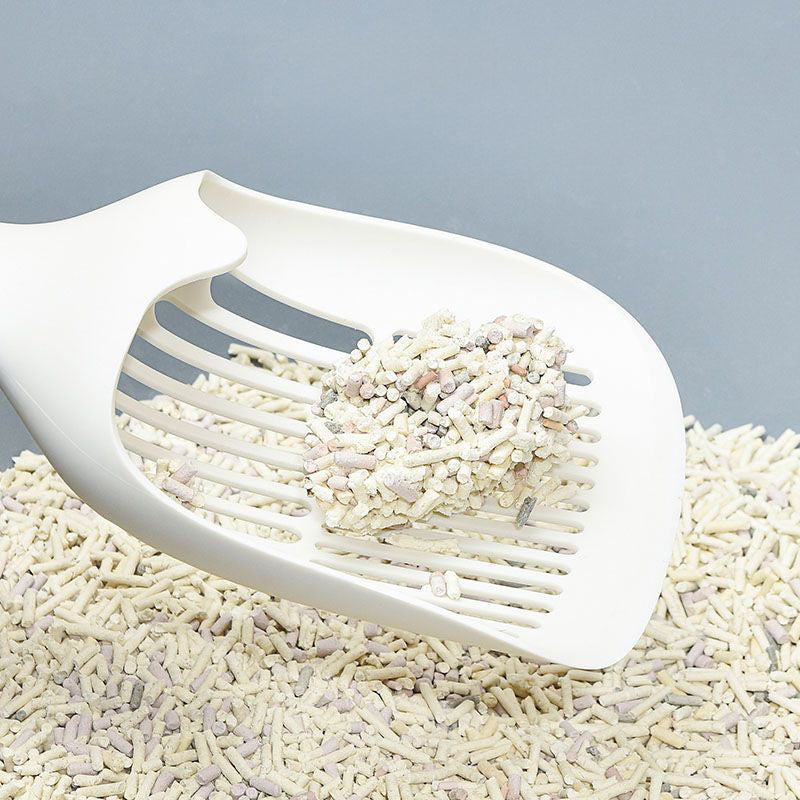 KFX-1995581 Large Cat Litter Shovel for Efficient Pet Waste Cleanup - Ideal Tool for Tofu Cat Litter