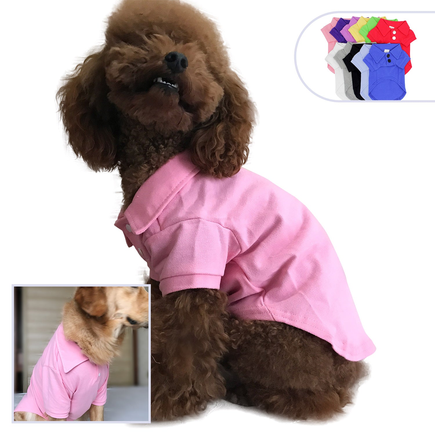 KFX-1998269 Cotton Polo Shirt for Pets - Stylish & Comfortable Outfits