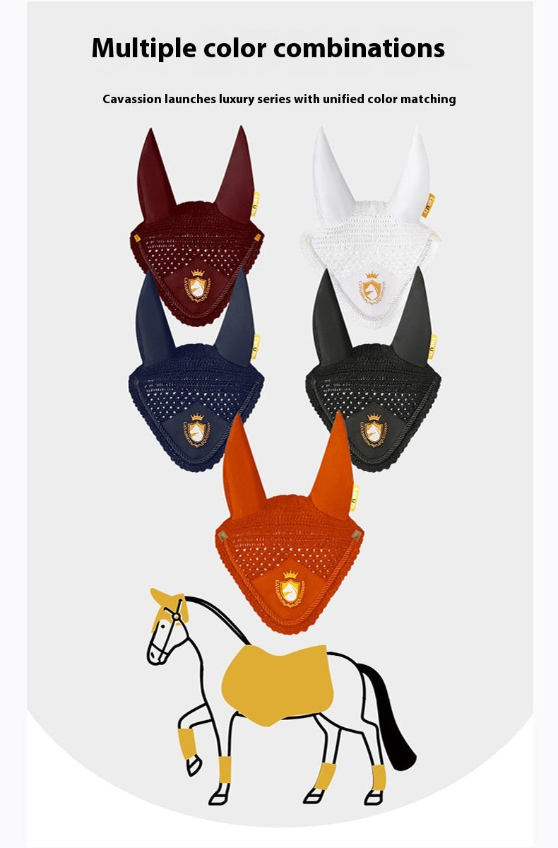 KFX-1999549 Equestrian Mosquito Protection Ear Muffs for Cycling - Available in Multiple Colors