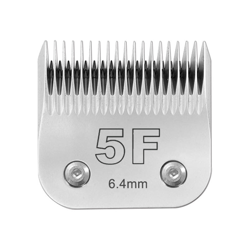 KFX-1999677 D Series 7F Electric Pet Hair Cutter Head - High Titanium Steel, 1.5mm to 9.6mm Options