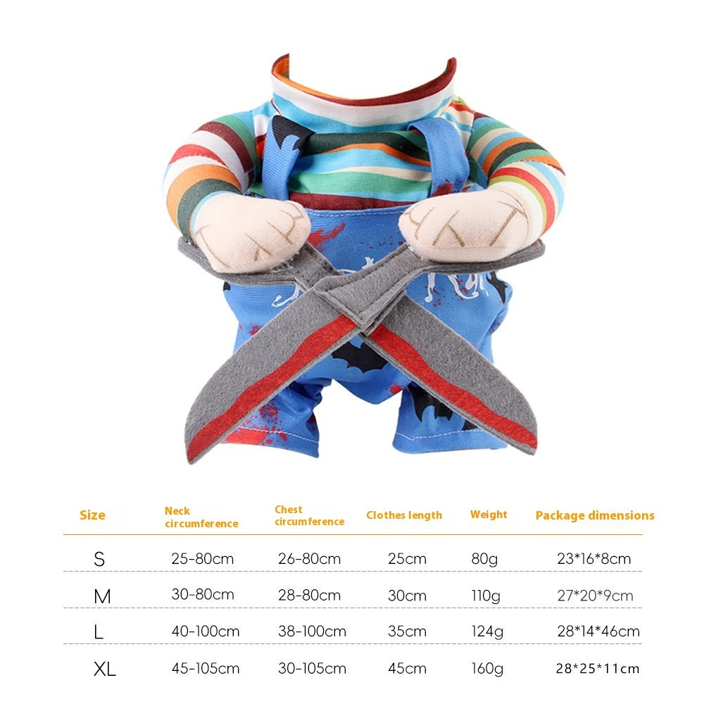 KFX-2001469 Adjustable Scissor Hand Cat and Dog Costume for Halloween and Christmas Events
