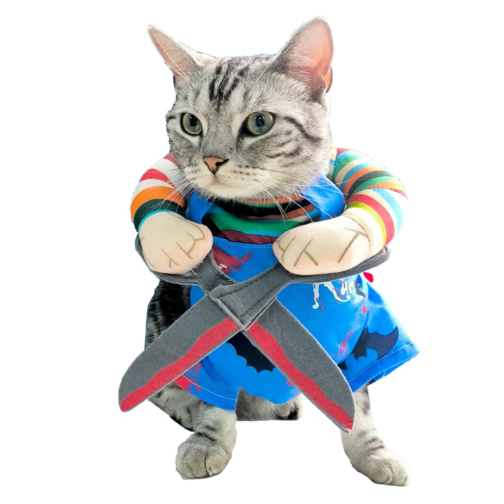 KFX-2001469 Adjustable Scissor Hand Cat and Dog Costume for Halloween and Christmas Events