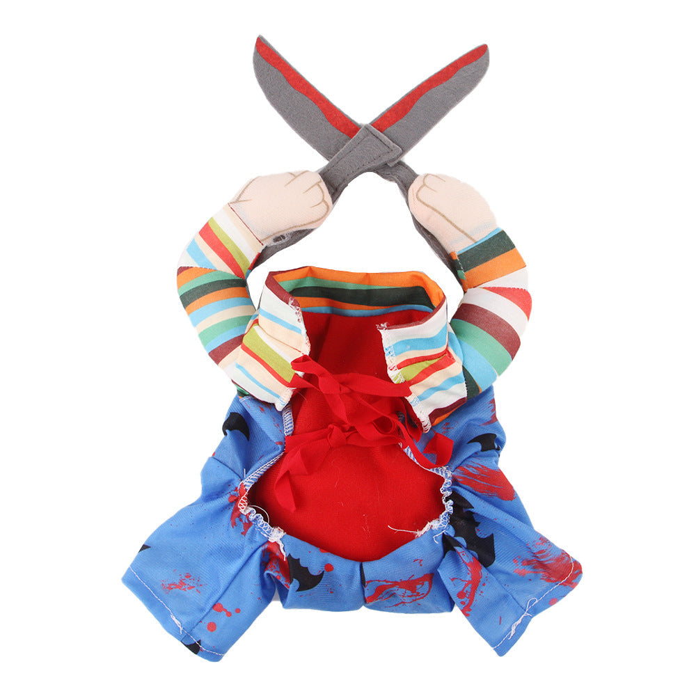KFX-2001469 Adjustable Scissor Hand Cat and Dog Costume for Halloween and Christmas Events