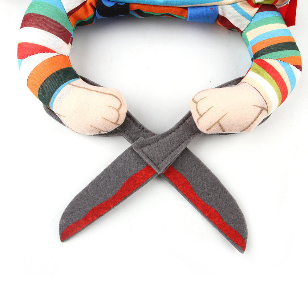KFX-2001469 Adjustable Scissor Hand Cat and Dog Costume for Halloween and Christmas Events