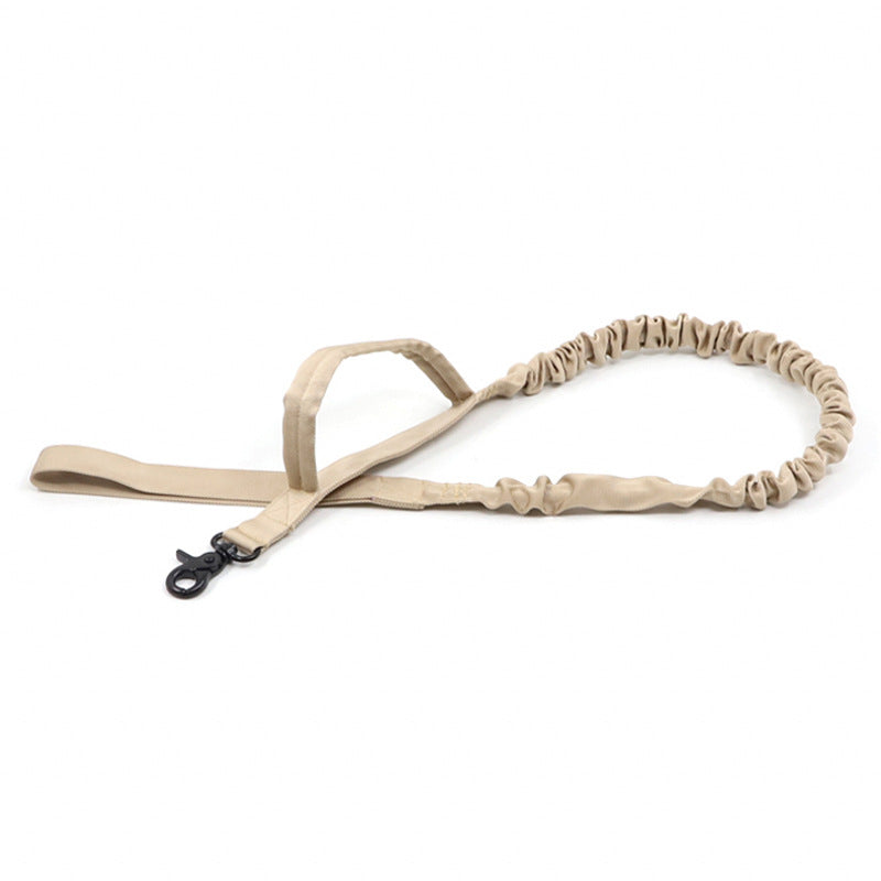 KFX-2001853 Medium and Large Nylon Dog Collar in Black, Green, and Khaki with Leash Included