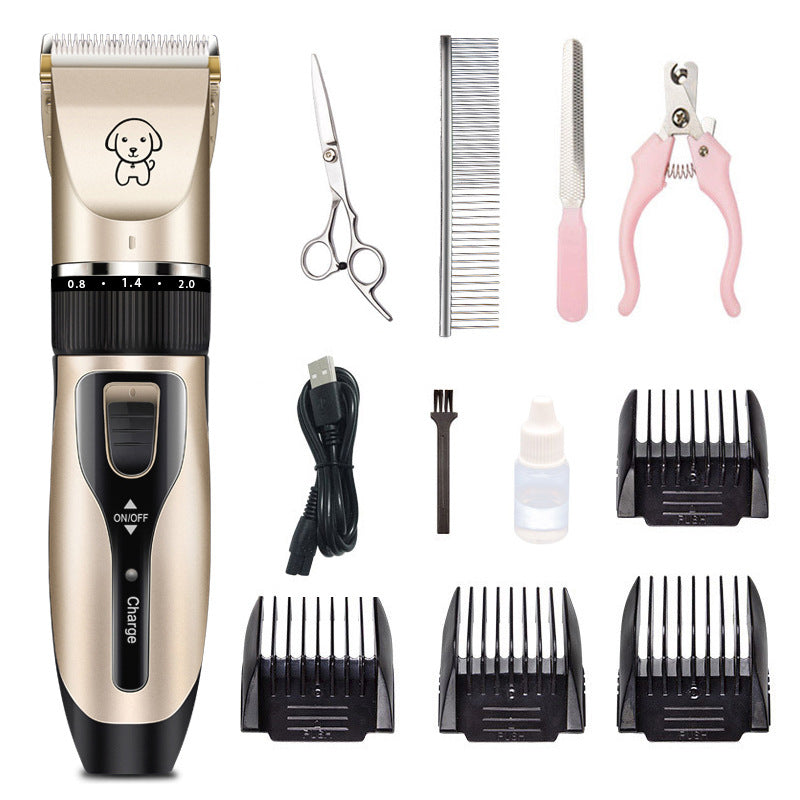 KFX-2005437 Electric Dog Grooming Clippers with Titanium Ceramic Blade and Lithium Battery