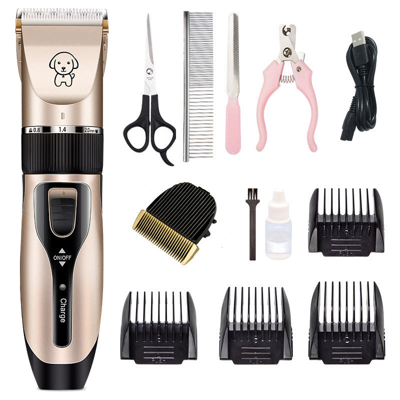 KFX-2005437 Electric Dog Grooming Clippers with Titanium Ceramic Blade and Lithium Battery