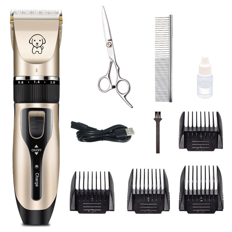 KFX-2005437 Electric Dog Grooming Clippers with Titanium Ceramic Blade and Lithium Battery
