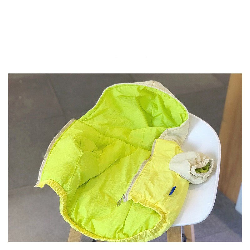 KFX-2013757 Cozy Color-Blocking Winter Cotton Dog Clothes for All Breeds