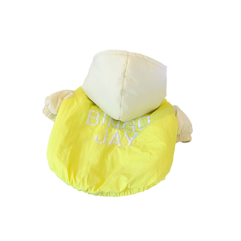 KFX-2013757 Cozy Color-Blocking Winter Cotton Dog Clothes for All Breeds