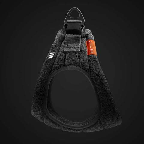 KFX-2014653 Adjustable Dog Rope Collar in Hemp Gray - Easy Attach Carabiner, Available in XS, S, M