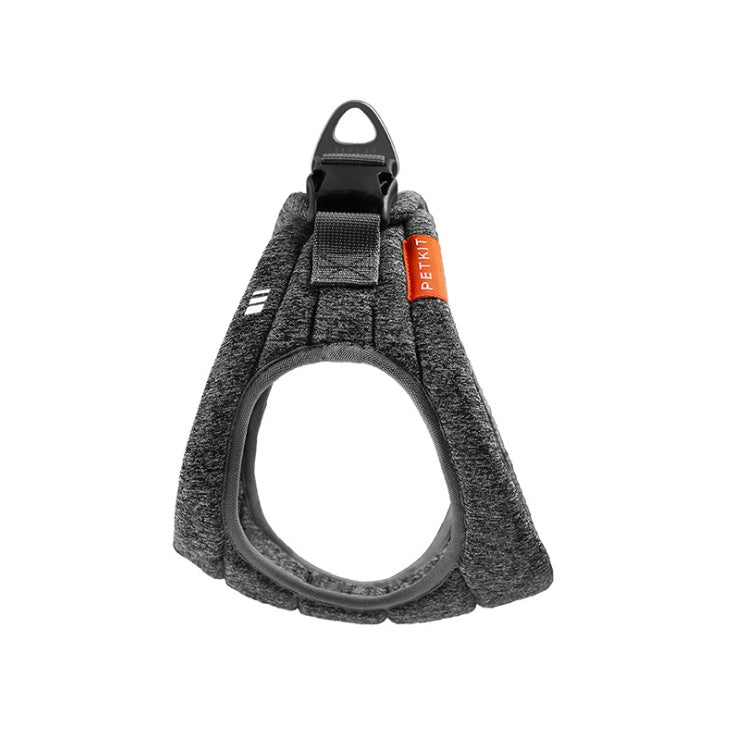 KFX-2014653 Adjustable Dog Rope Collar in Hemp Gray - Easy Attach Carabiner, Available in XS, S, M