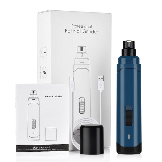 KFX-2019133 Automatic USB Pet Nail Polisher for Cats and Dogs - Electric Manicure Tool with Dual Speed Options