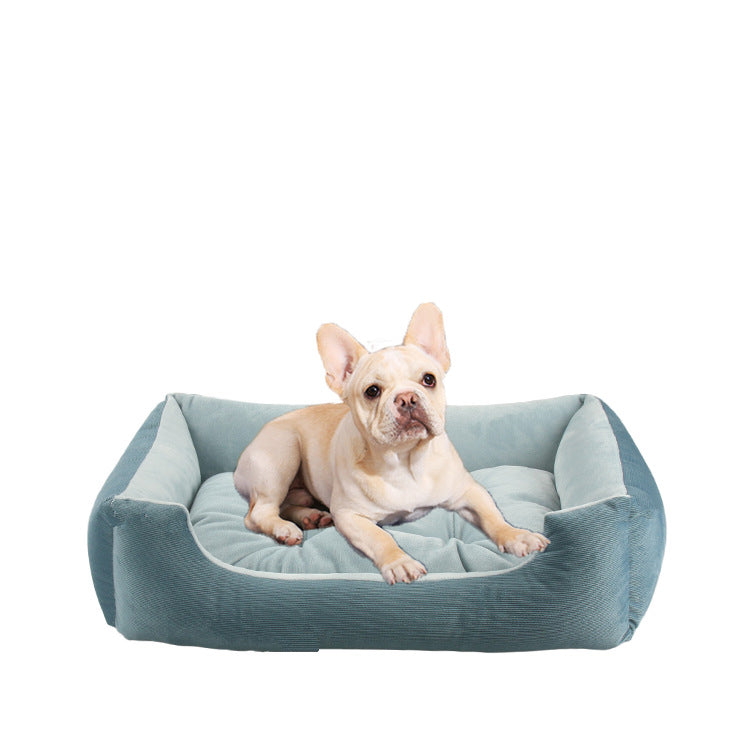 KFX-2019389 Plush Pet Sofa Bed Cushion for Dogs and Cats, Various Sizes Available