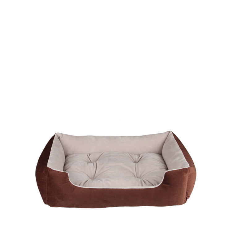 KFX-2019389 Plush Pet Sofa Bed Cushion for Dogs and Cats, Various Sizes Available
