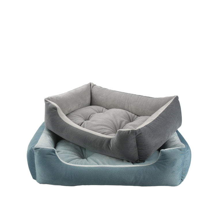 KFX-2019389 Plush Pet Sofa Bed Cushion for Dogs and Cats, Various Sizes Available
