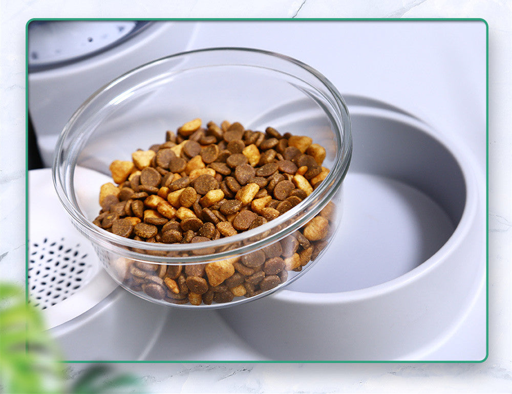 KFX-2021309 Automatic Mobile Water Feeder with Dual Bowl Design for Pets
