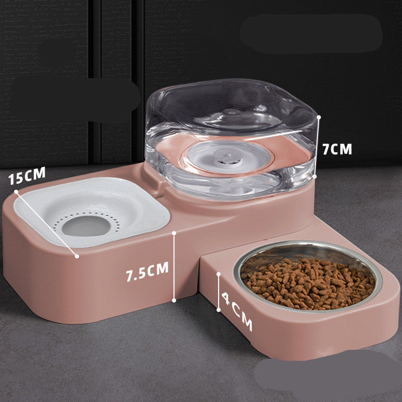 KFX-2021309 Automatic Mobile Water Feeder with Dual Bowl Design for Pets