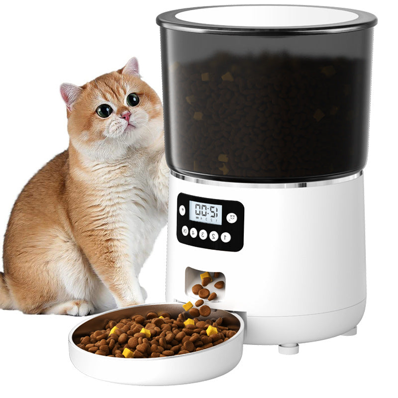 KFX-2024893 Automatic 4L Pet Feeder for Dogs and Cats with Smart Graffiti APP Control
