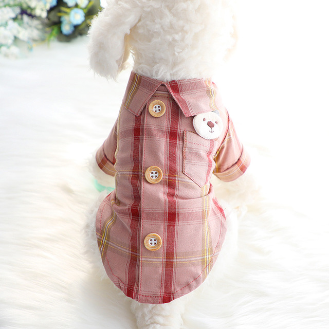 KFX-2025277 Comfortable Cotton Pet Shirt with Breathable Two-Leg Design
