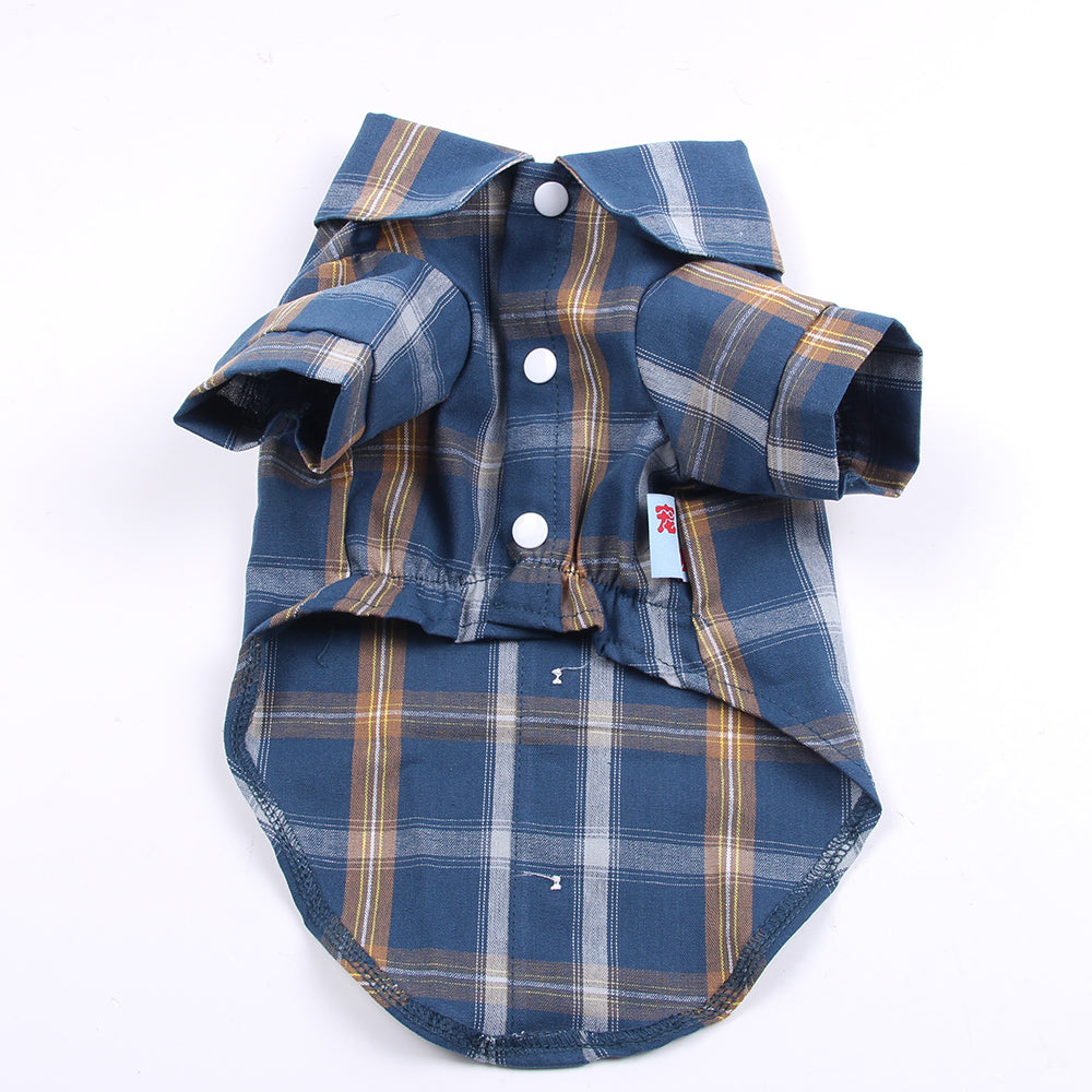 KFX-2025277 Comfortable Cotton Pet Shirt with Breathable Two-Leg Design