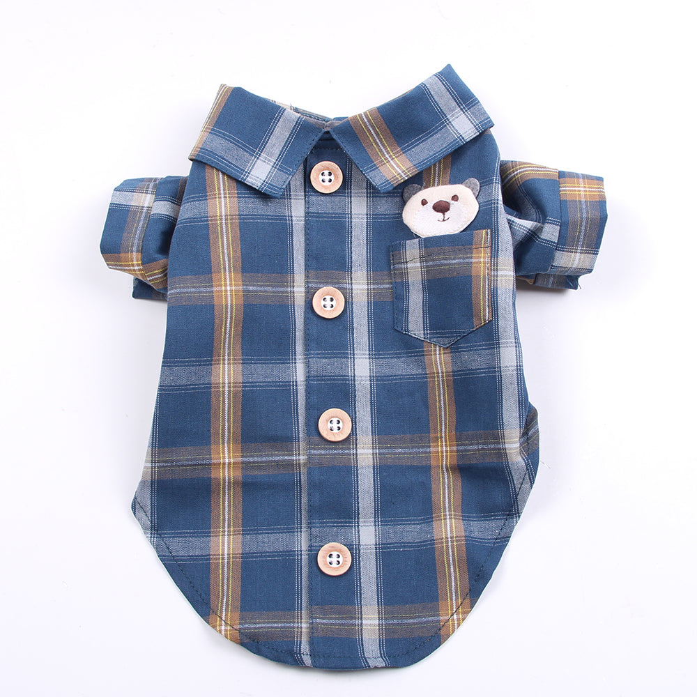 KFX-2025277 Comfortable Cotton Pet Shirt with Breathable Two-Leg Design