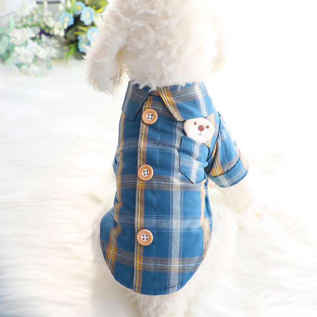 KFX-2025277 Comfortable Cotton Pet Shirt with Breathable Two-Leg Design