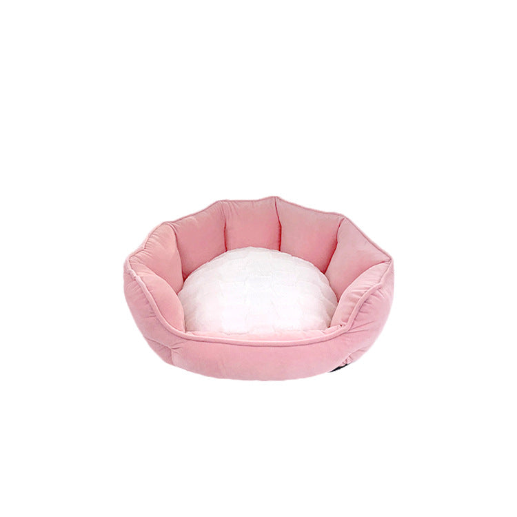 KFX-2030909 Plush Thickened Pet Litter Shelter for Dogs and Cats - Multiple Colors Available